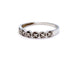 Bague 53 Bague Alliance Or blanc Diamant 58 Facettes 05657CD