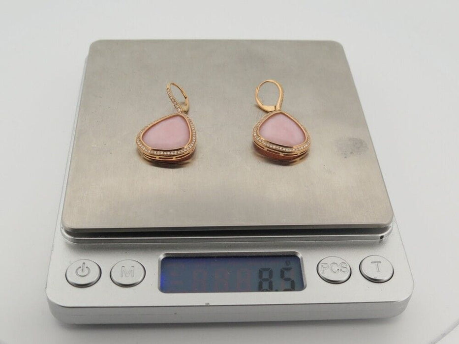 Boucles d'oreilles boucles d oreilles DJULA magic stones opale or rose 18k diamants 58 Facettes 256969