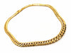Necklace English mesh necklace Yellow gold 58 Facettes 1835780CN