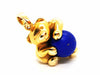 Pendentif Pendentif Animal Or jaune Lapis-Lazuli 58 Facettes 1637012CN