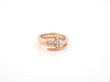 Ring 54 ring TIFFANY & CO wrap square t 60149830 t54 diamonds and 18k rose gold 58 Facettes 254105