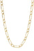 ALTERNATING FIGARO MESH CHAIN ​​Necklace 58 Facettes 053201