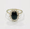 Bague Bague Marguerite saphir et diamants 58 Facettes