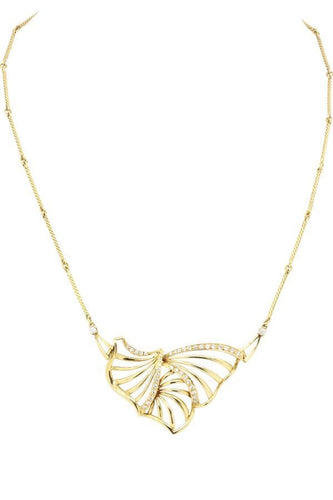 Collier COLLIER MODERNE DIAMANTS 58 Facettes 044231