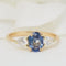 Bague 54 Bague Saphir 1.06ct Diamants 58 Facettes 27971