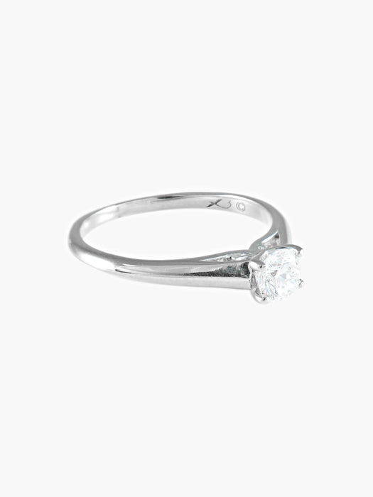 Bague 52 Bague Solitaire Or blanc 58 Facettes