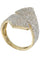 Bague BAGUE MODERNE PAVAGE DIAMANTS 58 Facettes 048871