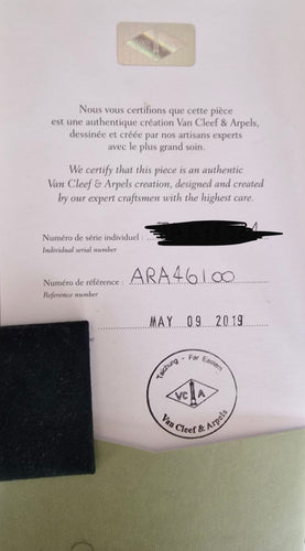 Pendentif VAN CLEEF & ARPELS -  pendentif or blanc, diamants 58 Facettes