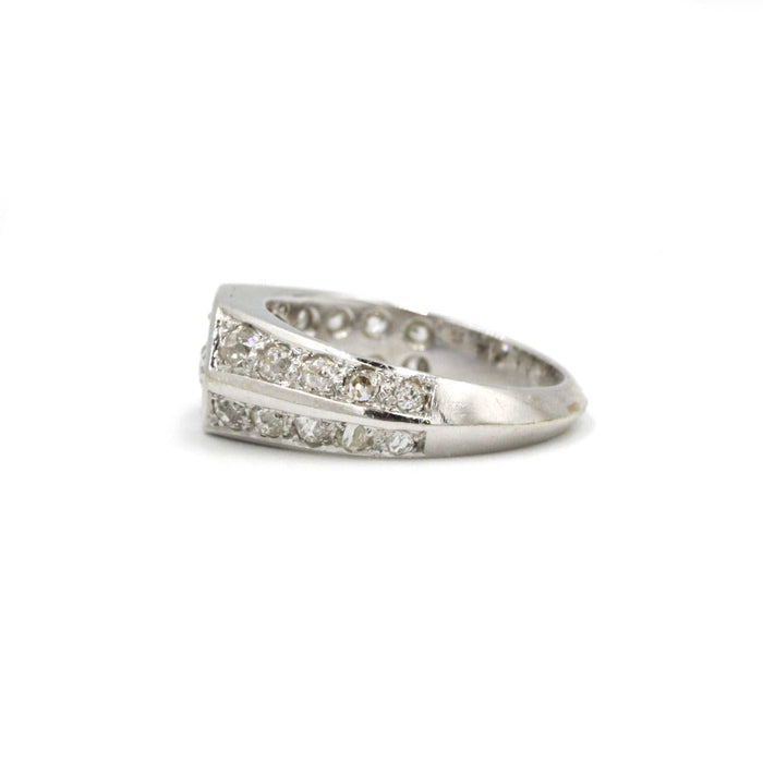 Bague Bague Or blanc 24 Diamants 58 Facettes R220075