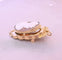 Pendentif Pendentif/Broche Camée sur Agate Or Rose 58 Facettes AA 1463