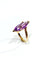 Bague 56 Bague Améthyste et or rose 58 Facettes