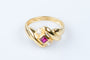 Bague 53 Bague en or massif 58 Facettes 111-215263-43