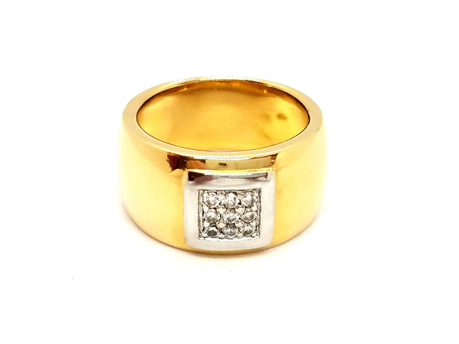 Bague 54 Bague Or jaune Diamant 58 Facettes 807675CN