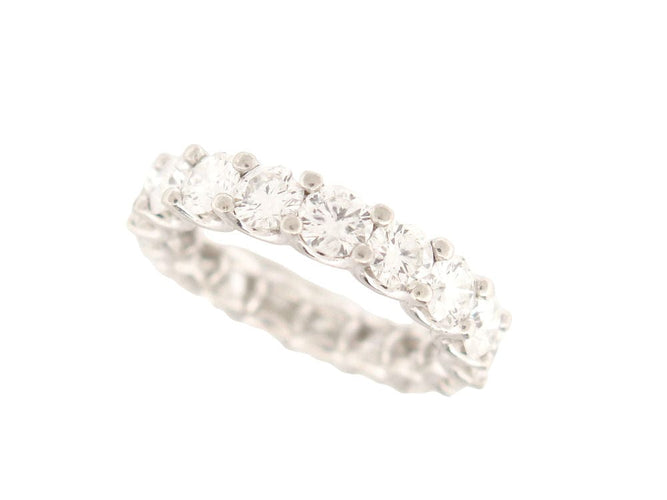 Bague 51 bague alliance americaine platine sertie 17 diamants 3ct 58 Facettes 223699