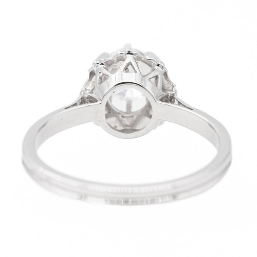 Bague 53 Bague Solitaire Or blanc Diamant 58 Facettes 2569097CN