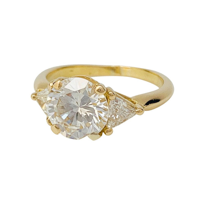 Bague 52 Bague diamant 2,02 carats, en or jaune. 58 Facettes 31658