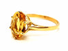 Ring 55 Ring Yellow gold Citrine 58 Facettes 1763490CN