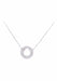 DINH VAN Cible Small Model Necklace in 750/1000 White Gold 58 Facettes 62139-57979