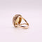 Bague Bague Vintage Citrine ovale sur or jaune 58 Facettes