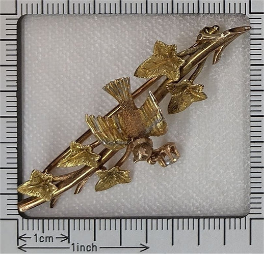 Broche Broche en or jaune, diamant 58 Facettes 23054-0120