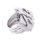 Bague 58 Bague "Rose" or blanc, diamants. 58 Facettes 33377