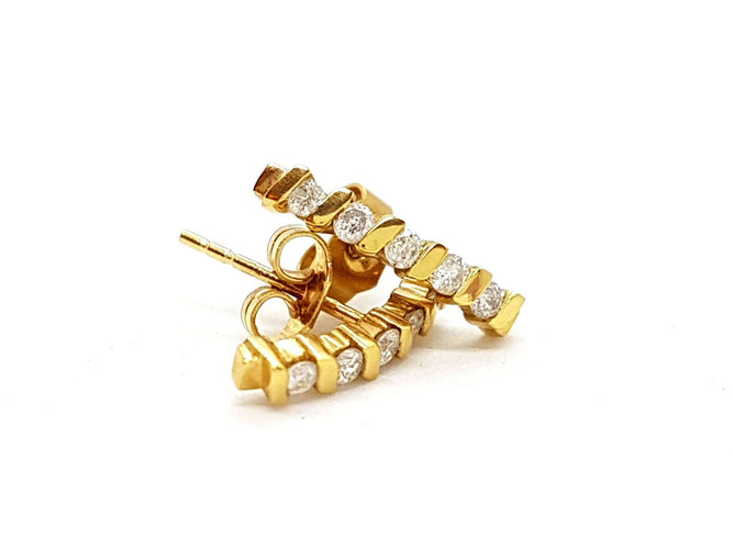 Boucles d'oreilles Boucles d'oreilles Or jaune Diamant 58 Facettes 06433CD