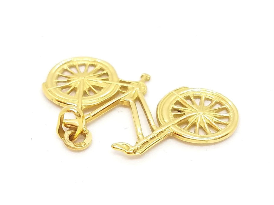 Pendentif Pendentif Bicyclette Or jaune 58 Facettes 06553CD