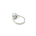 Ring 54 Pearl solitaire ring 58 Facettes