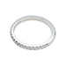 Ring 49 Alliance Tiffany & Co., "Semi-circle eternity", platinum and diamonds. 58 Facettes 31202