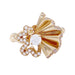 Ring 55 Dior ring, “Archi Dior Cocotte”, pink gold, diamonds. 58 Facettes 33153