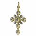 Pendentif Diamant, croix d'or 58 Facettes 22332-0140