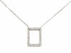 Collier Collier Graphique Or blanc Diamant 58 Facettes 579206RV