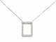 Collier Collier Graphique Or blanc Diamant 58 Facettes 579206RV
