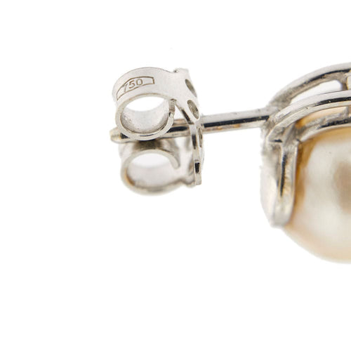 Boucles d'oreilles Boucles d'oreilles perles et diamants 58 Facettes 33227