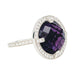Ring 52 Chaumet ring, “Catch me...if you love me”, white gold, amethyst, diamonds. 58 Facettes 31781