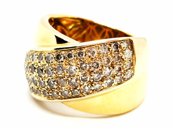 Bague 57 Bague Or jaune Diamant 58 Facettes 1670460CN