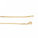 Necklace Cable link necklace Yellow gold 58 Facettes 2301392CN