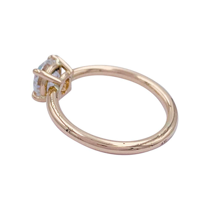 Bague 51 Bague solitaire en or rose, diamant 1 carat. 58 Facettes 32094