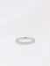 Bague Alliance américaine en or blanc et diamants 0,9 ct 58 Facettes J62