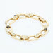 Bracelet Bracelet or jaune gourmette maille forçat 58 Facettes 21-785