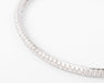 Bracelet White gold bangle set with 3 lines of diamond 58 Facettes
