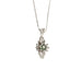 Necklace Emerald Cross Diamond Pendant Necklace 58 Facettes 31757