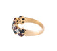 Ring “REINA” GARNET & SAPPHIRE RING 58 Facettes BO/220118
