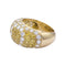 Bague 51 Bague Cartier, "Sauvage", en or jaune, diamants, saphirs jaunes. 58 Facettes 33028