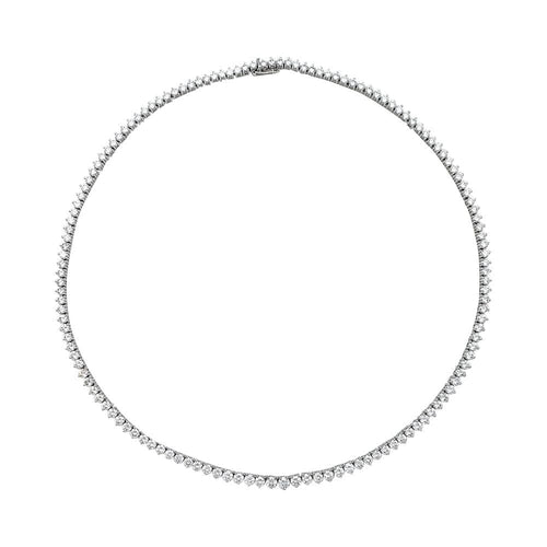 Collier Collier rivière diamants en or blanc. 58 Facettes 30976
