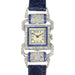 Montre Leon Hatot - Montre en platine avec diamants et saphirs 58 Facettes 22063-0070