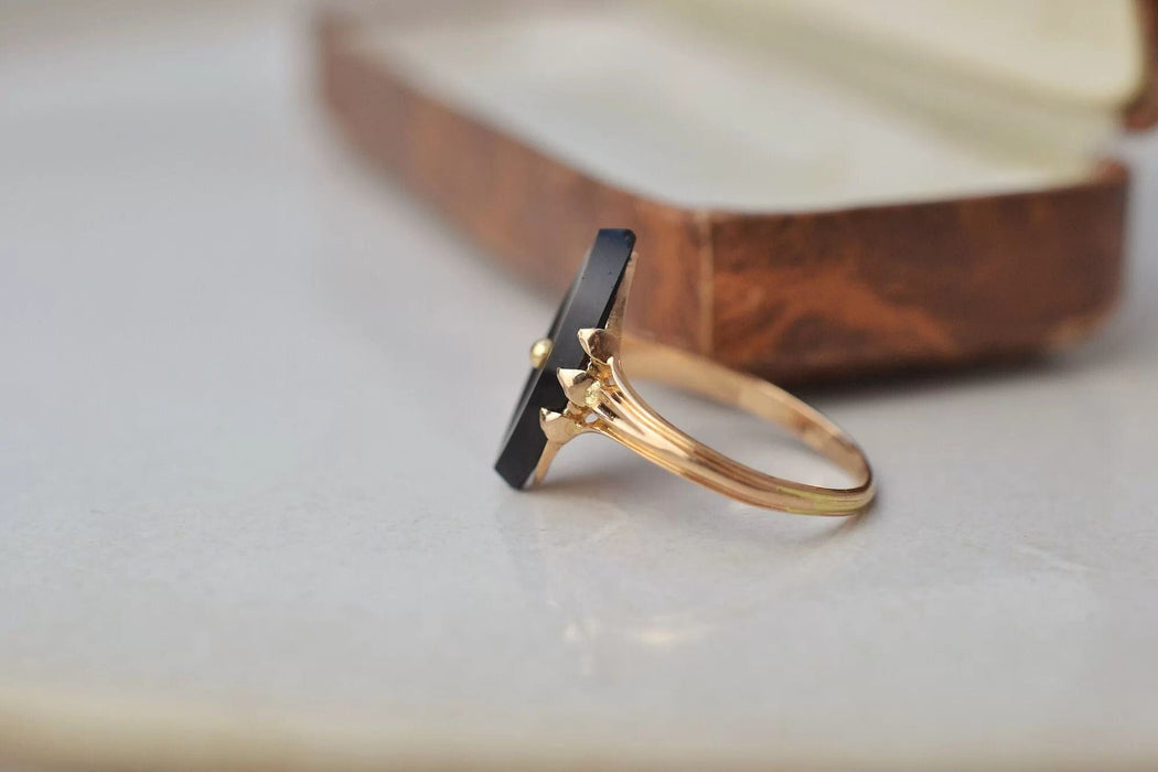 Bague Bague Marquise Onyx 58 Facettes Ref1791