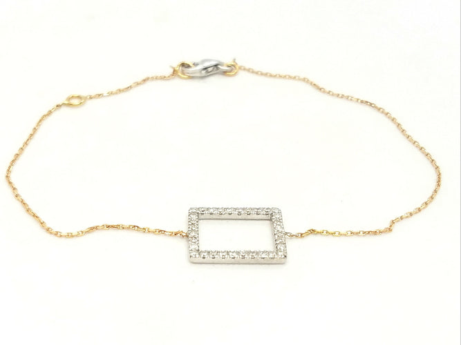 Bracelet Bracelet Graphique Or rose Diamant 58 Facettes 579215RV