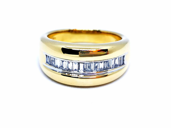 Bague 55 Bague Or jaune Diamant 58 Facettes 978895CN