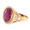 Bague 53 Bague Or Rose, Rubis et Diamants 58 Facettes 31H00049
